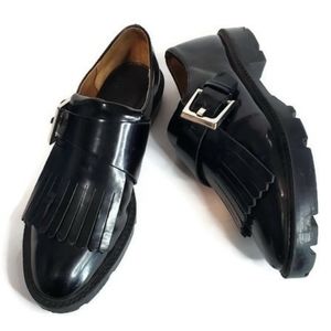 Zara TraFaluc Black Oxford Shoes